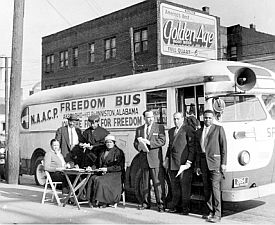 Freedom Riders (1961) courageously manifested white support for civil rights (photo: Florida State Archives)