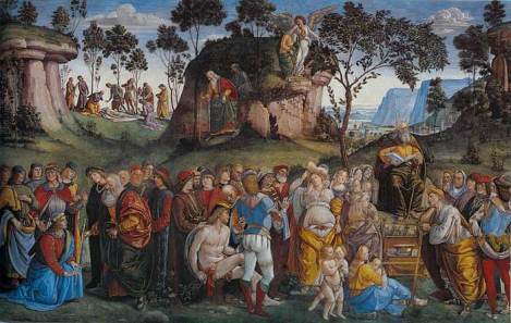 The Testament and Death of Moses - Luca Signorelli - 1482